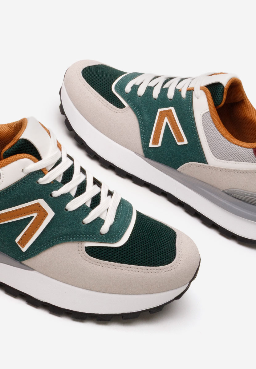 Zielone sneakersy męskie Vermer
