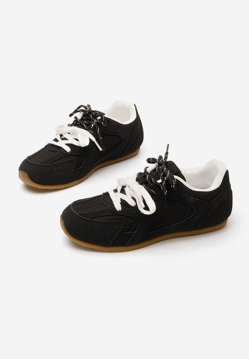 Czarne sneakersy damskie Lynesa