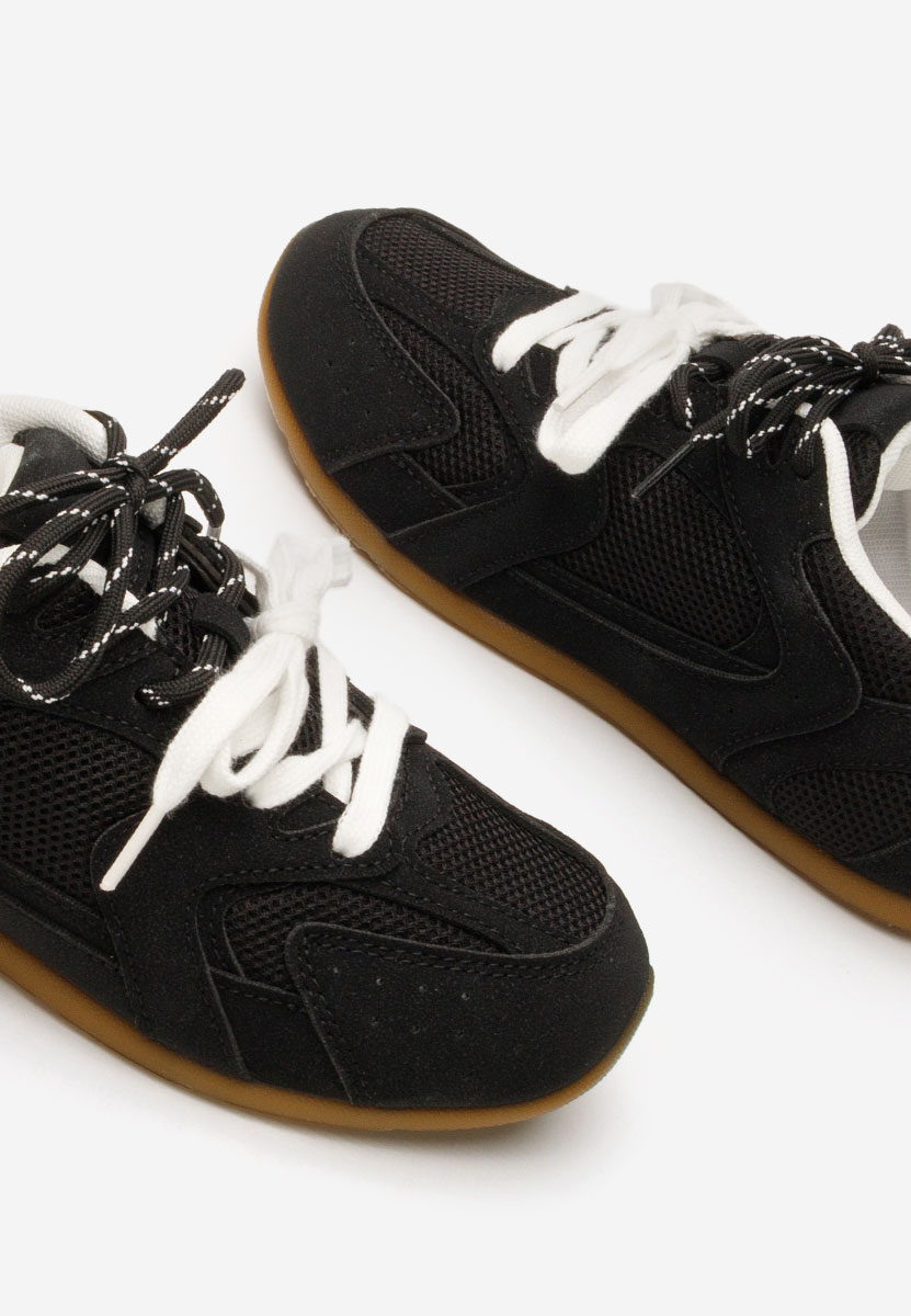 Czarne sneakersy damskie Lynesa