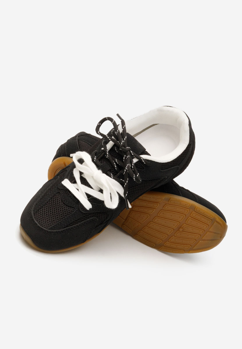 Czarne sneakersy damskie Lynesa