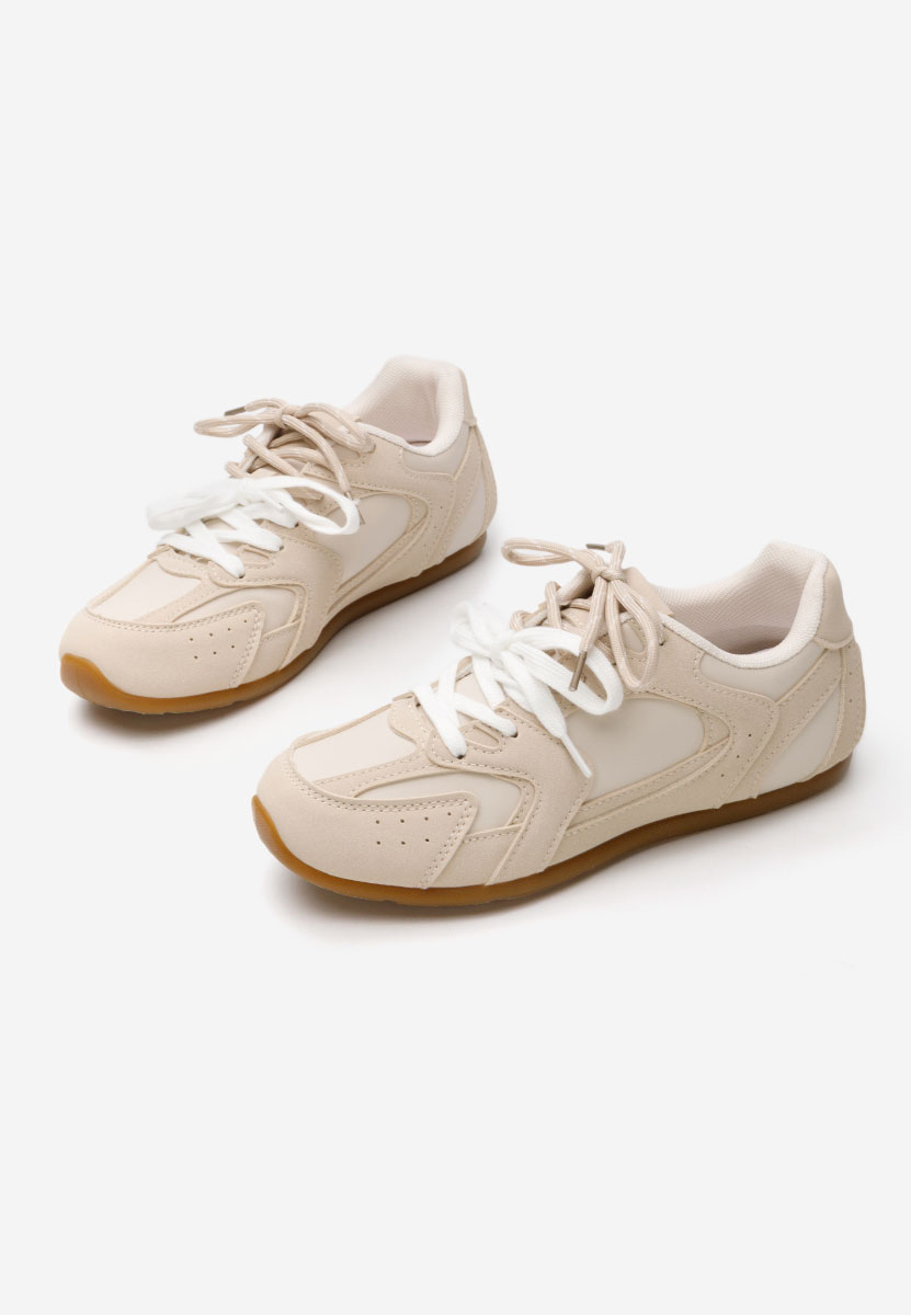 Beżowe sneakersy damskie Charlie