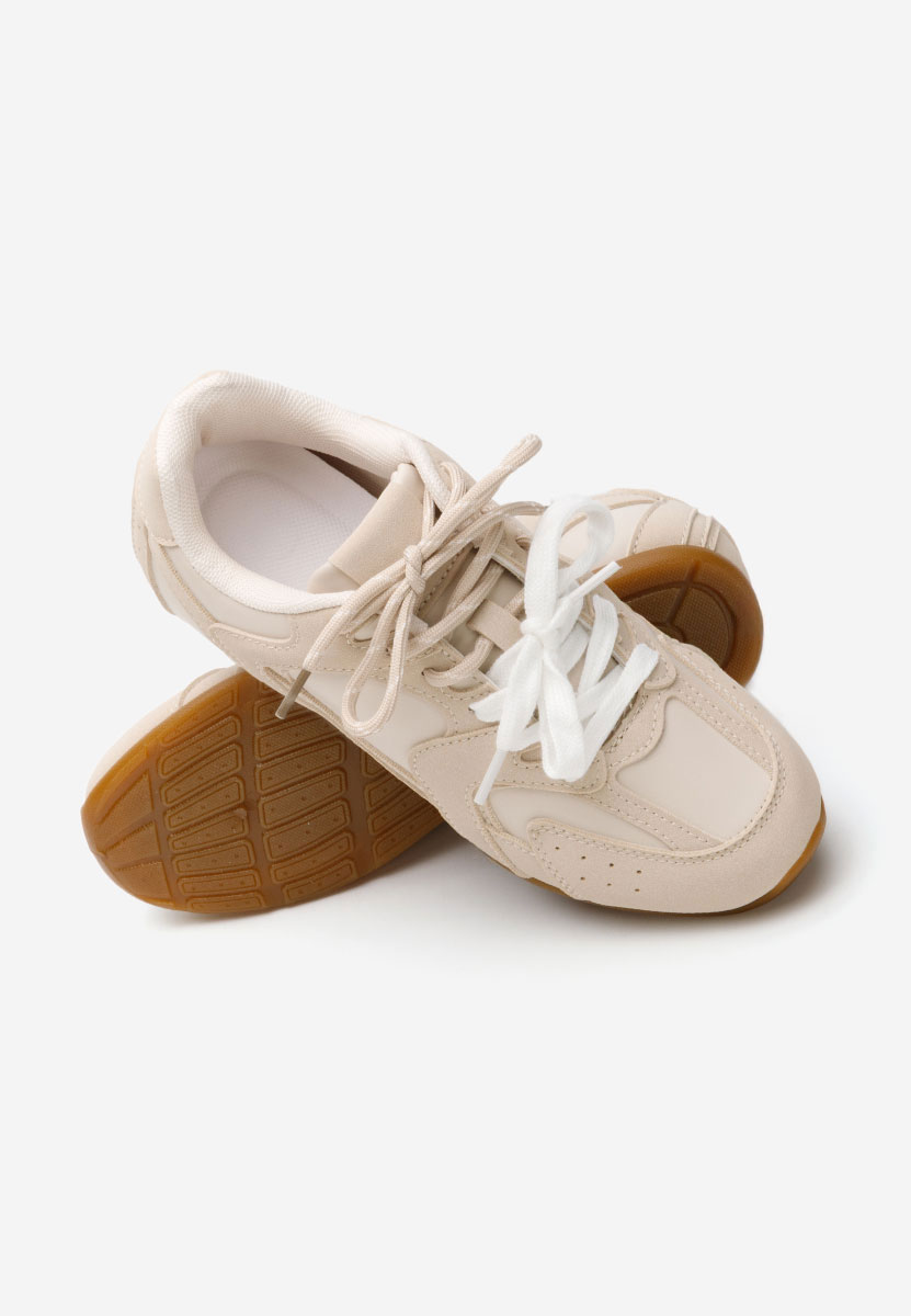 Beżowe sneakersy damskie Charlie