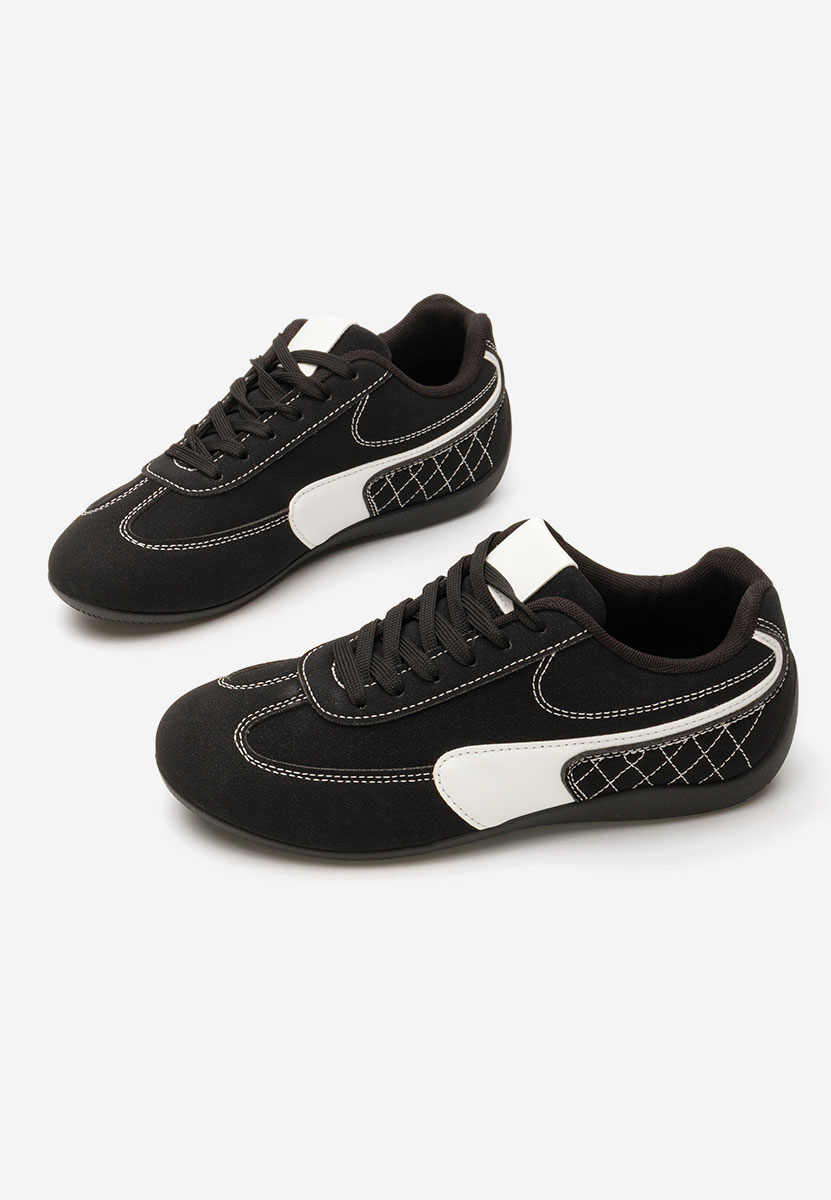 Czarne sneakersy damskie Iaryana