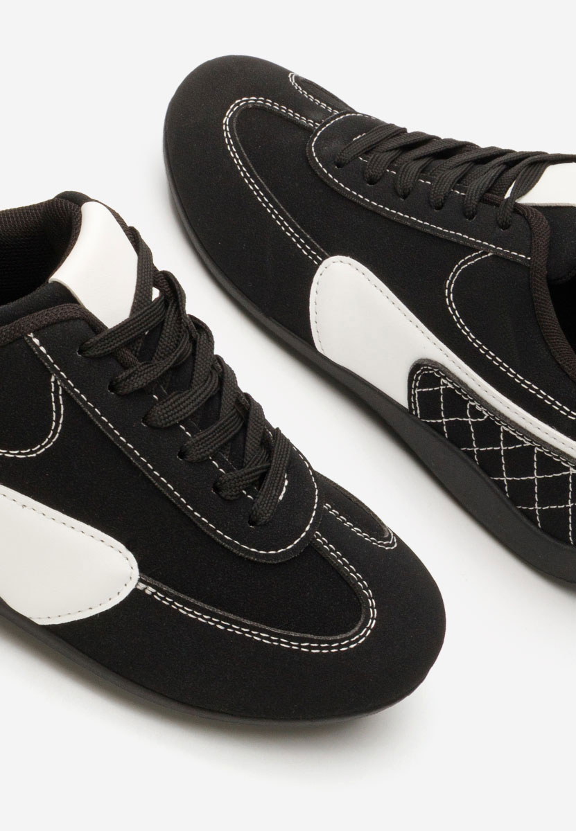 Czarne sneakersy damskie Iaryana