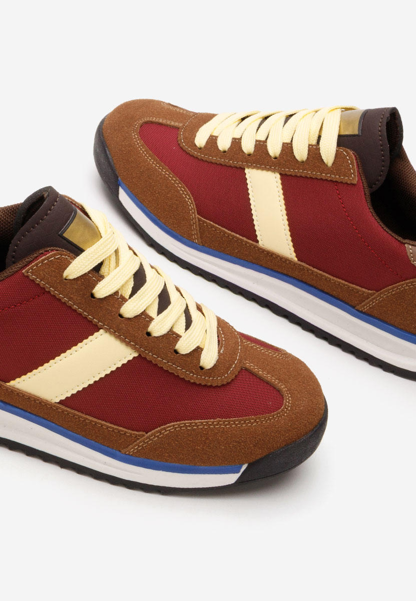  sneakersy damskie Nichita bordo