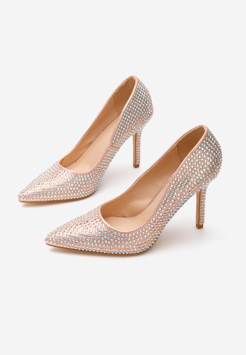 Beżowe szpilki Dalora