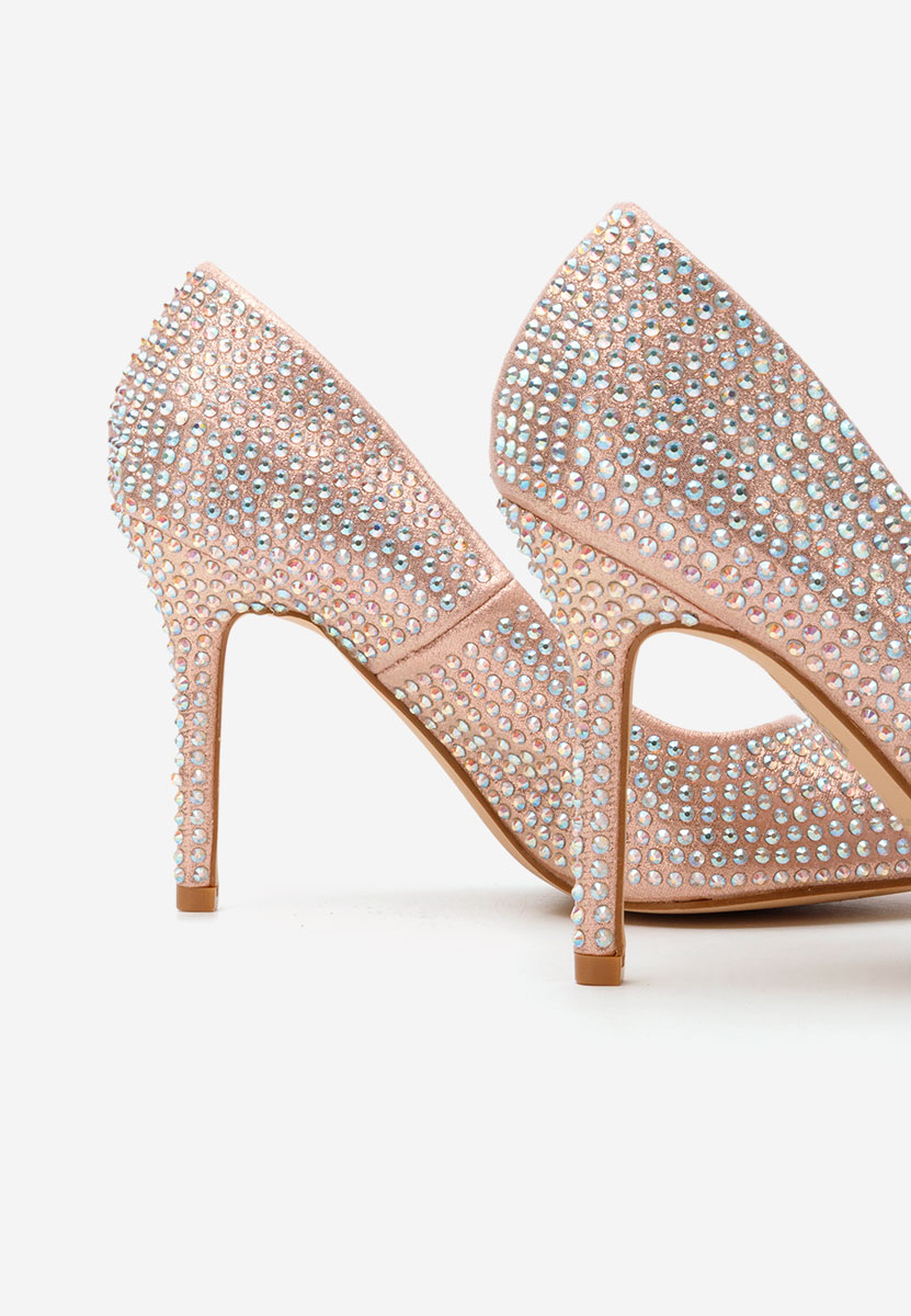 Beżowe szpilki Dalora