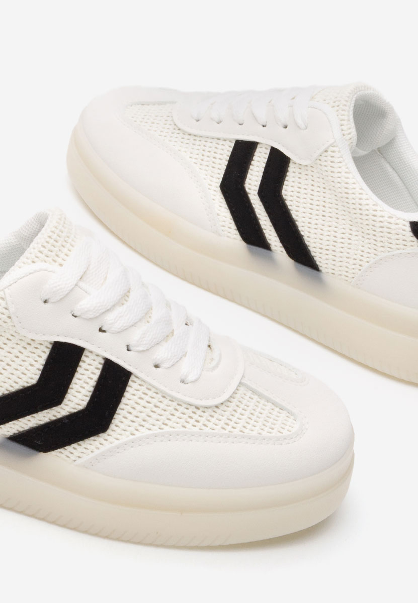 Białe sneakersy damskie Amylana