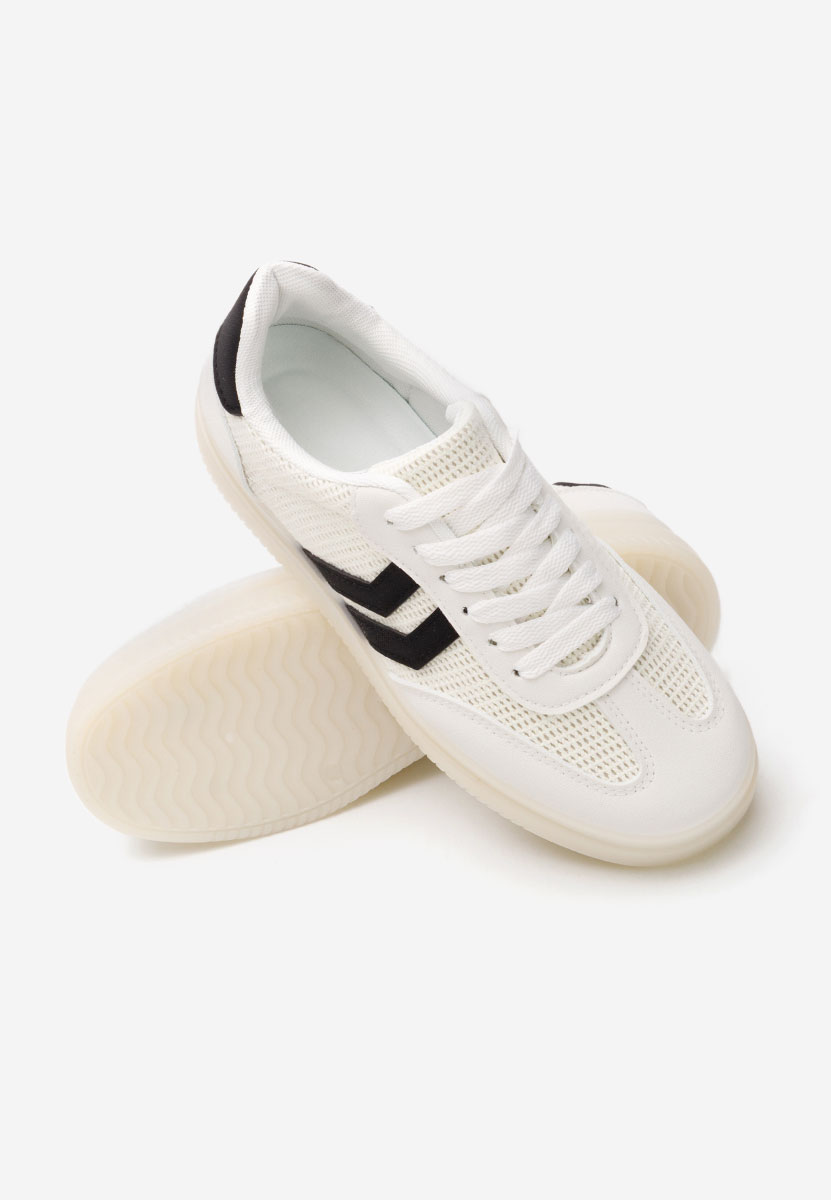 Białe sneakersy damskie Amylana