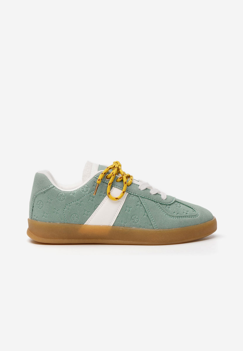 Zielone sneakersy damskie Lahoma