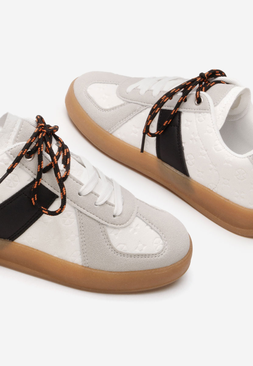Białe sneakersy damskie Lahoma