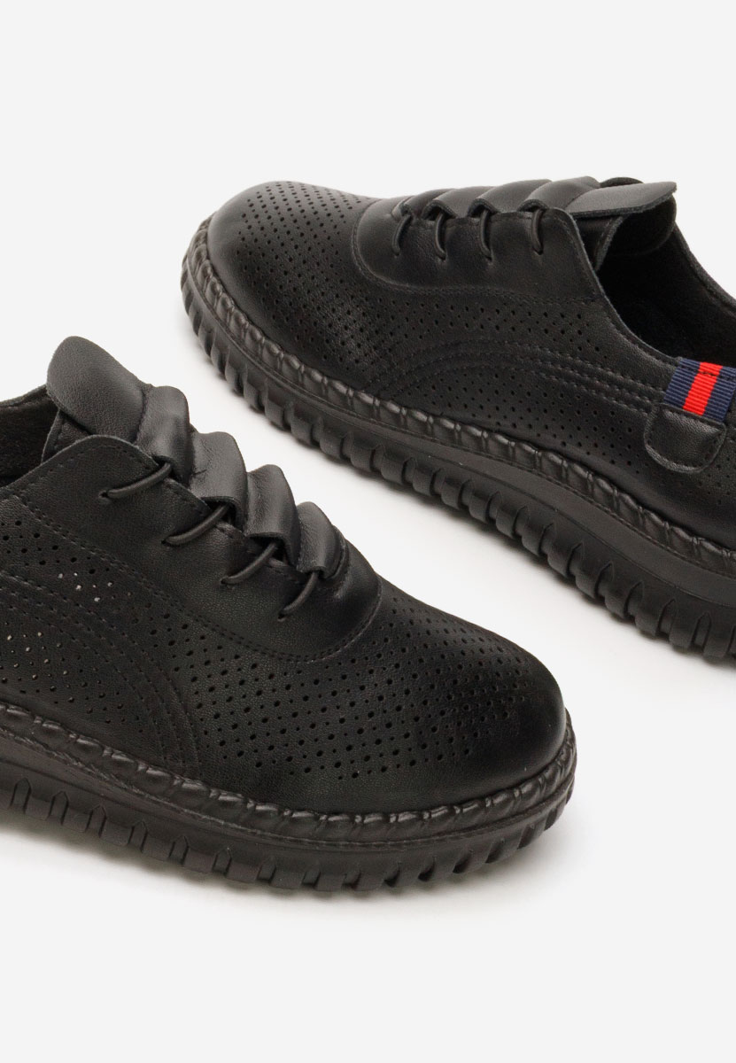 Czarne sneakersy damskie Petrina