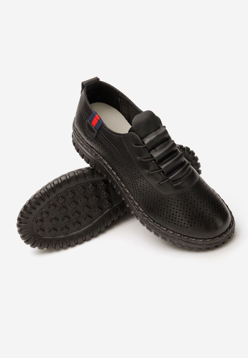 Czarne sneakersy damskie Petrina