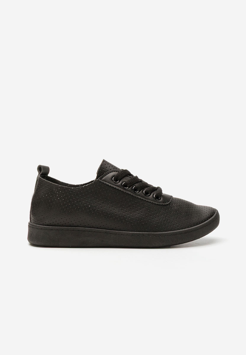 Czarne sneakersy damskie Skede V5