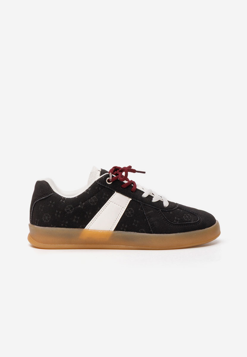 Czarne sneakersy damskie Lahoma