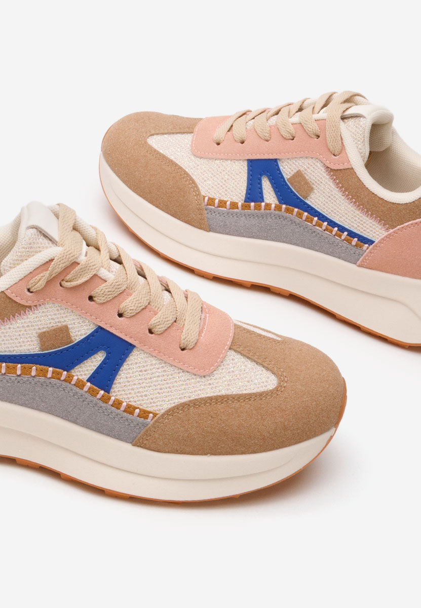 Khaki sneakersy damskie Esira