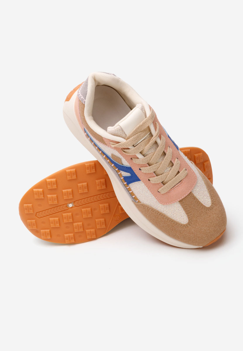 Khaki sneakersy damskie Esira