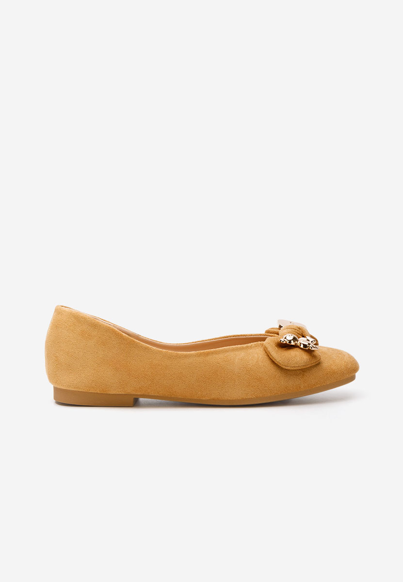 Camelowe baleriny damskie Bethania