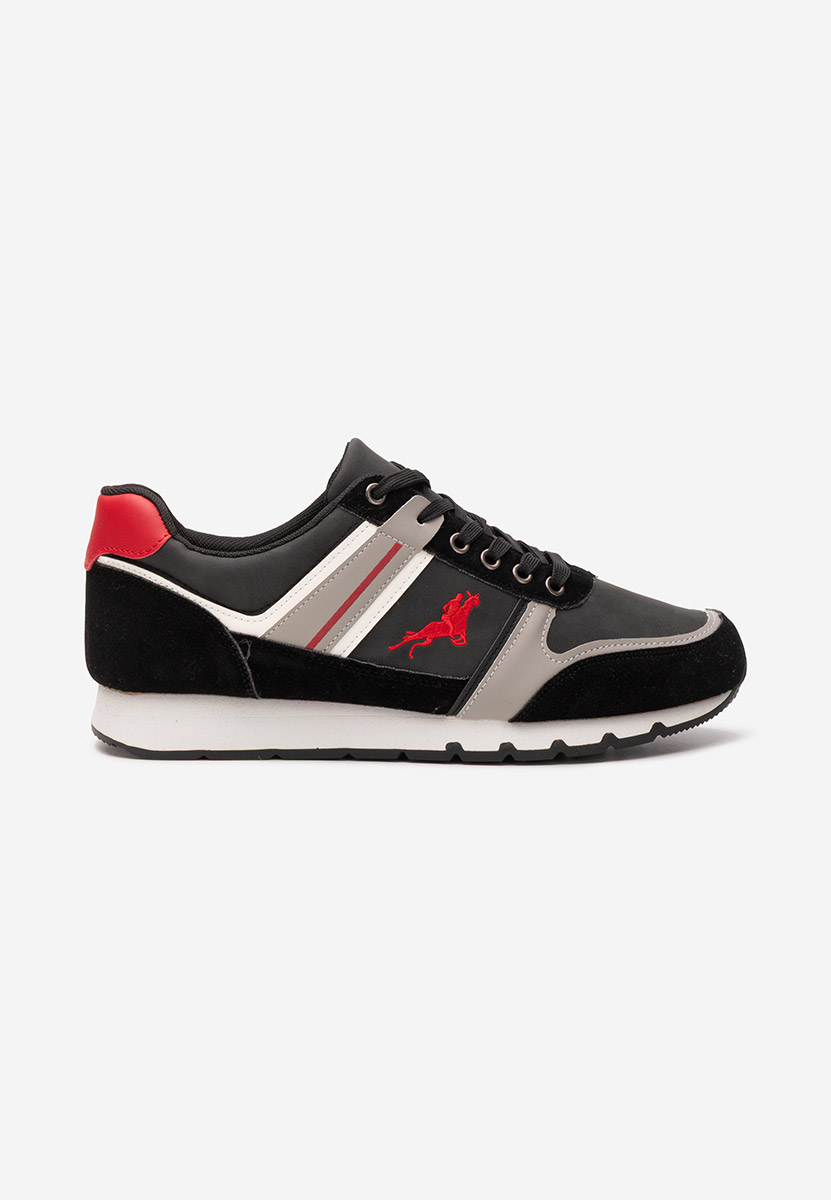 Czarne sneakersy męskie Marlo