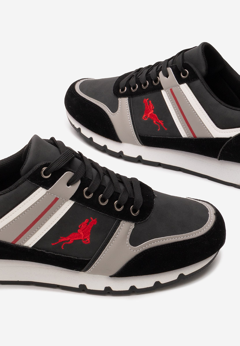 Czarne sneakersy męskie Marlo