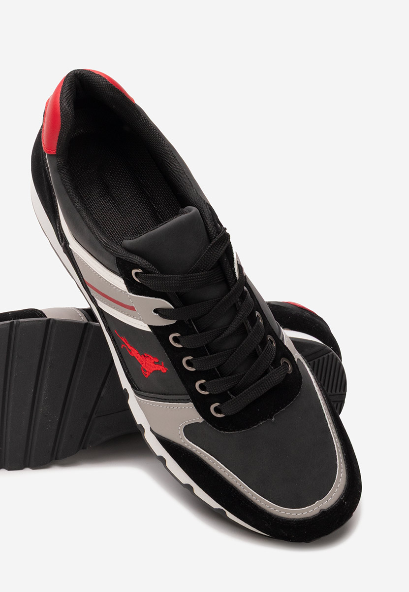 Czarne sneakersy męskie Marlo
