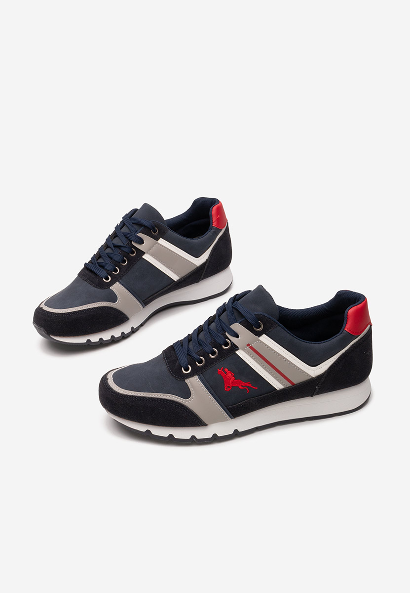 Niebieskie sneakersy męskie Marlo