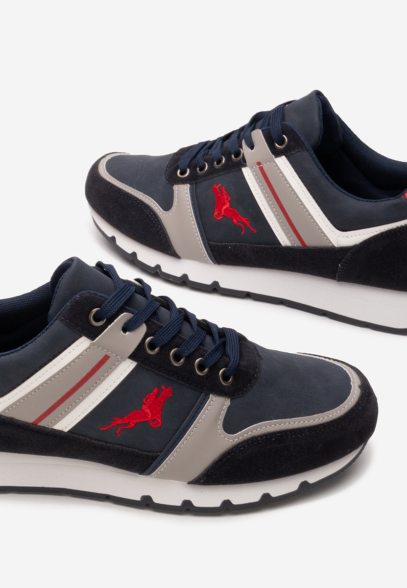 Niebieskie sneakersy męskie Marlo