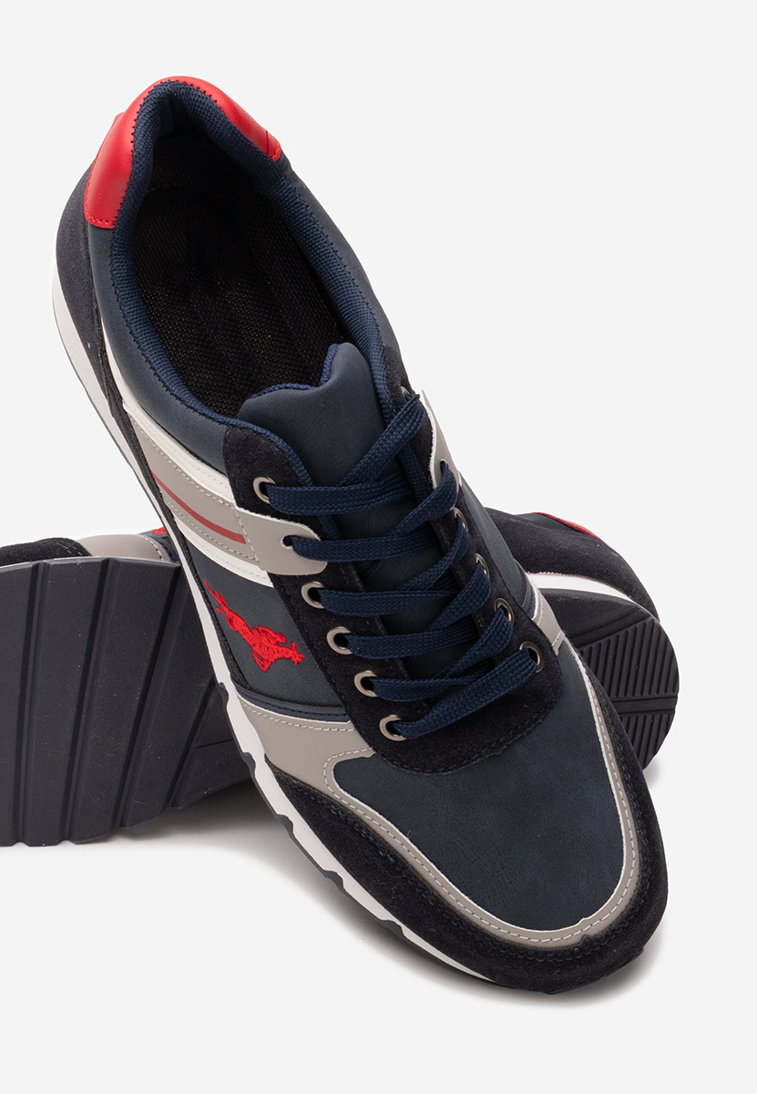Niebieskie sneakersy męskie Marlo