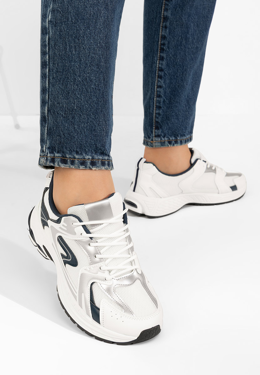 Białe sneakersy damskie Claria