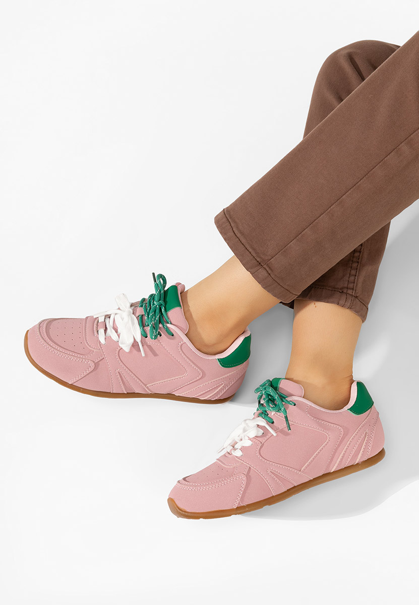 Różowe sneakersy damskie Victorya