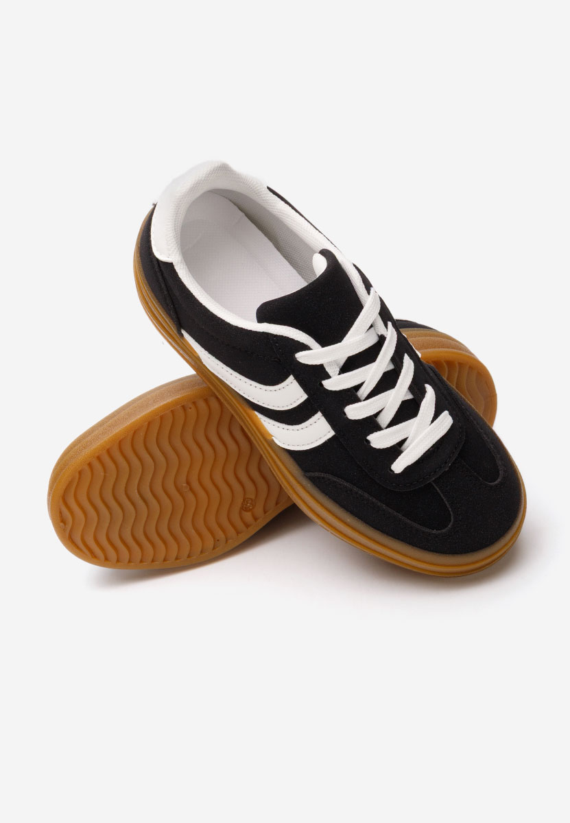 Czarne sneakersy chłopięce Whitley