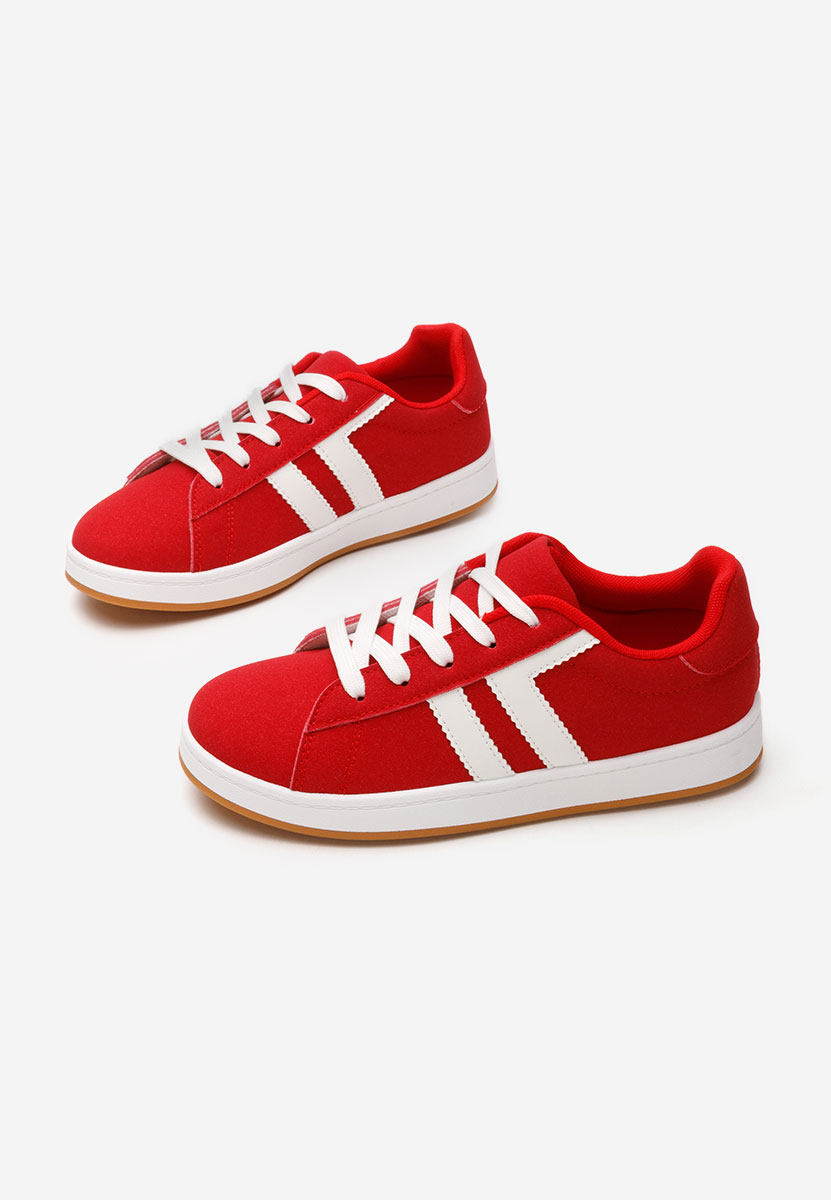 Czerwone sneakersy chłopięce Keneth