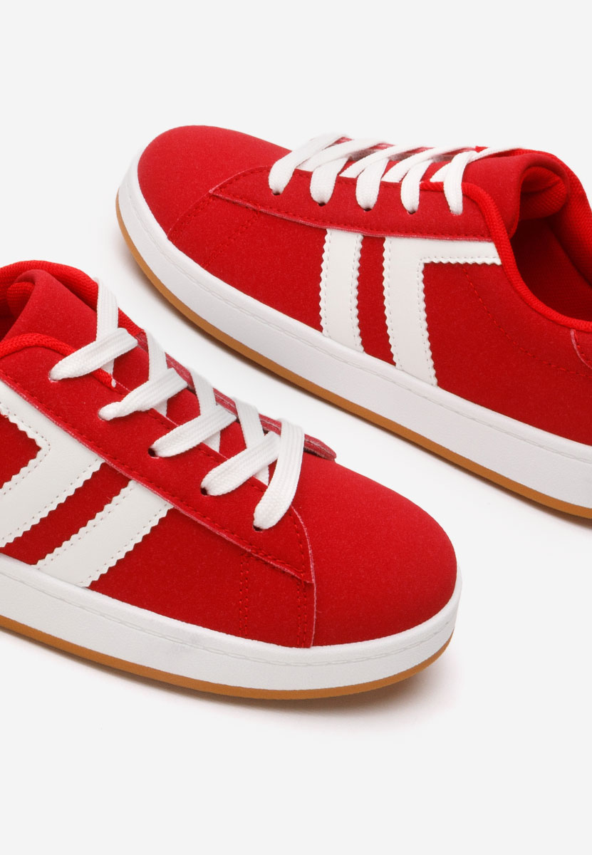 Czerwone sneakersy chłopięce Keneth
