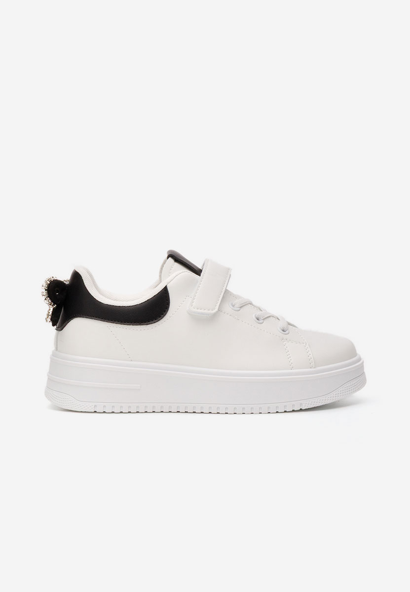 Białe sneakersy dziewczęce Enoca
