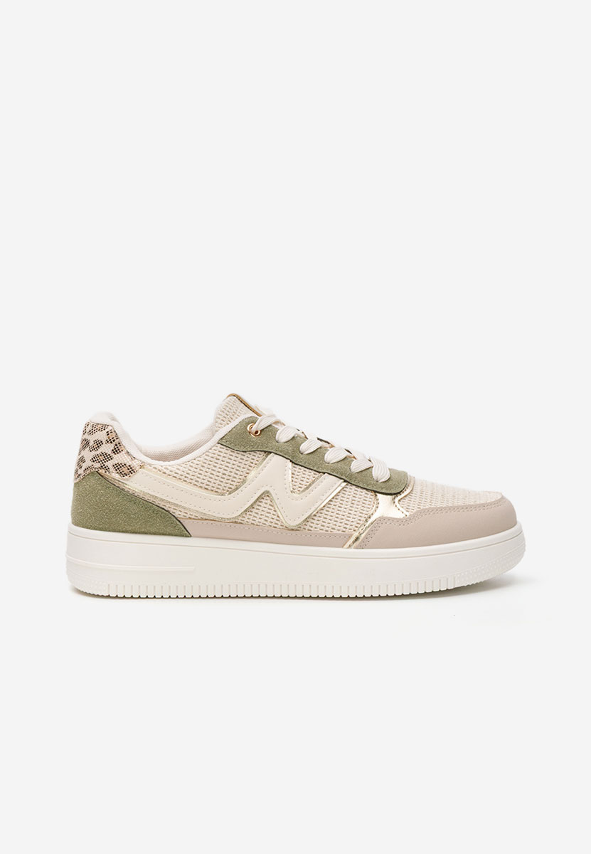 Zielone sneakersy damskie Avrila