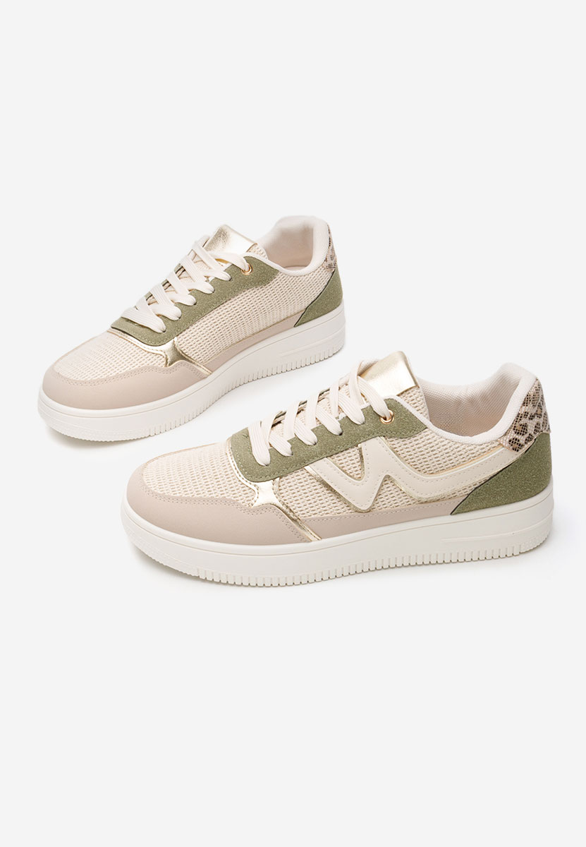 Zielone sneakersy damskie Avrila