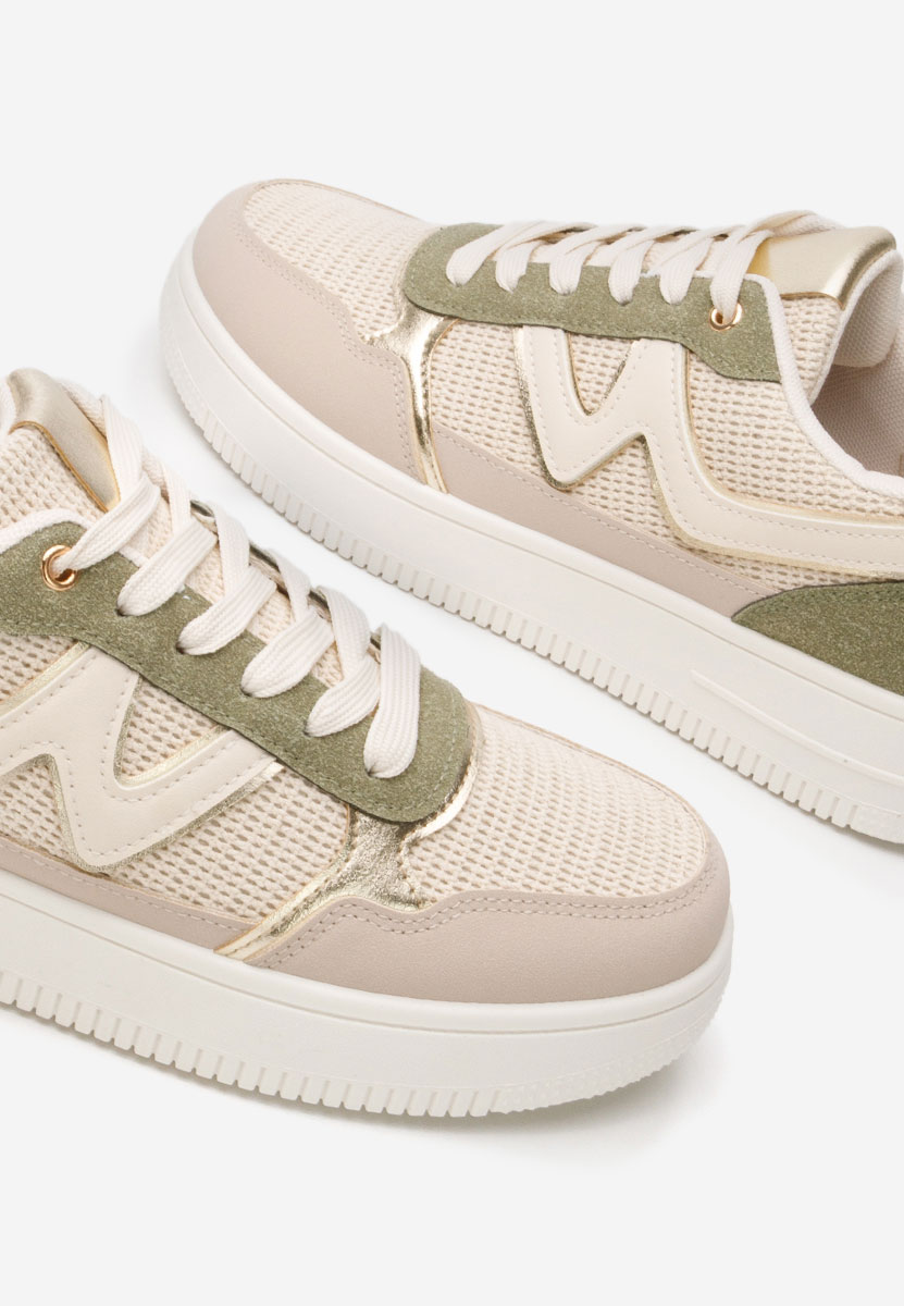 Zielone sneakersy damskie Avrila
