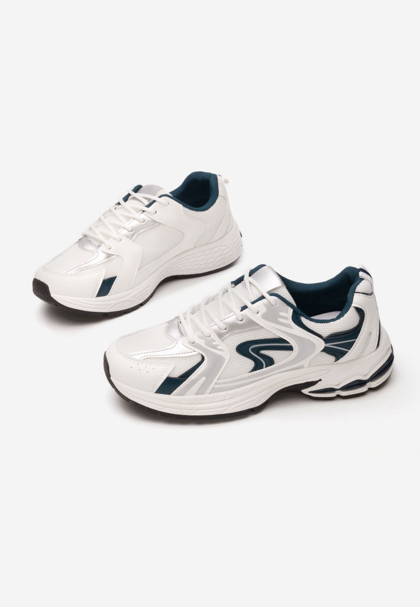 Białe sneakersy damskie Claria