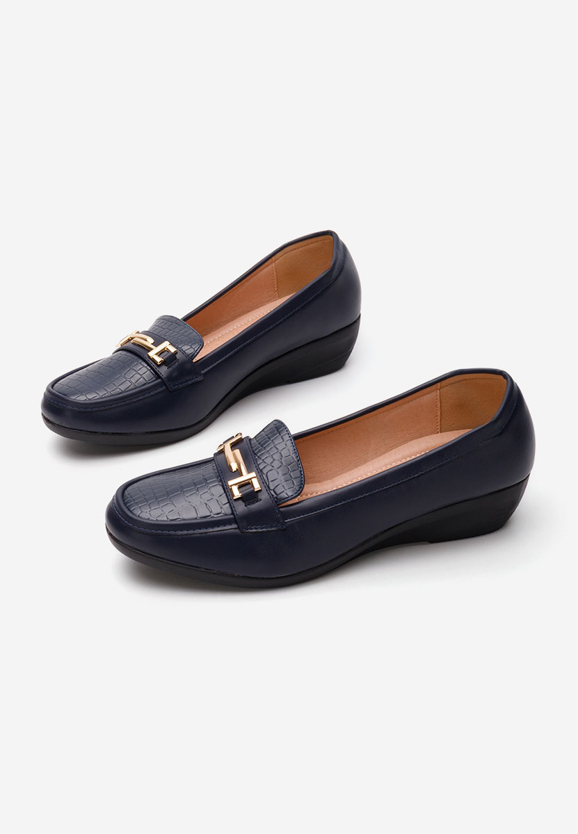 Niebieskie mokasyny damskie Mabelle