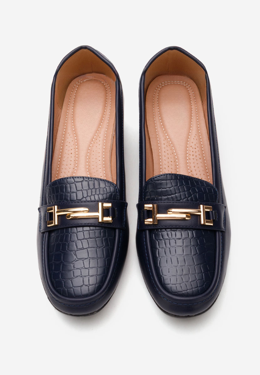 Niebieskie mokasyny damskie Mabelle