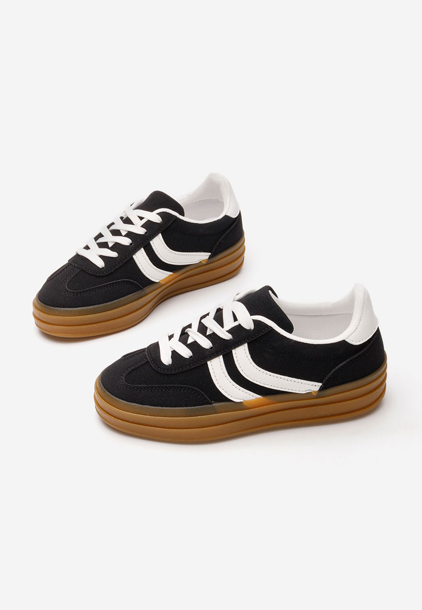 Czarne sneakersy chłopięce Whitley