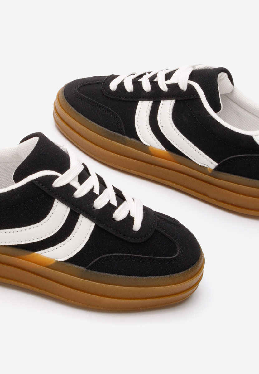 Czarne sneakersy chłopięce Whitley