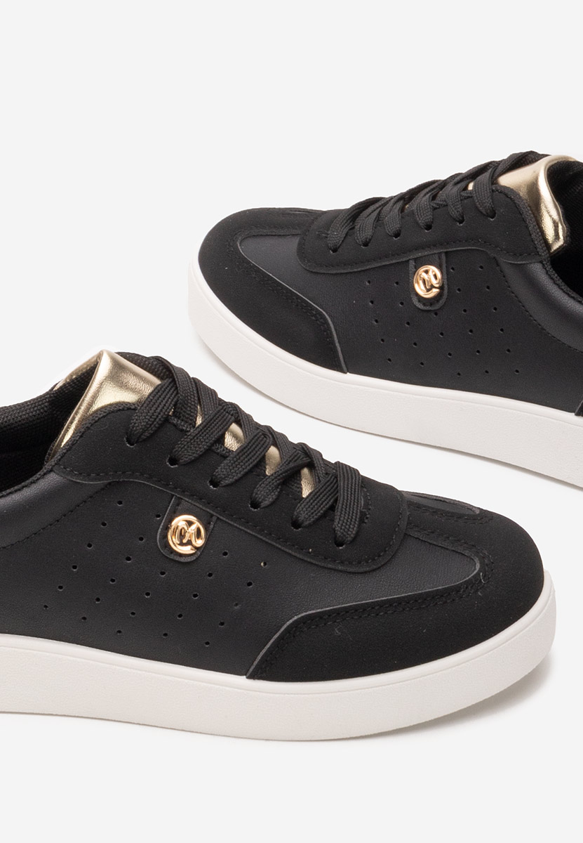 Czarne sneakersy damskie Zova