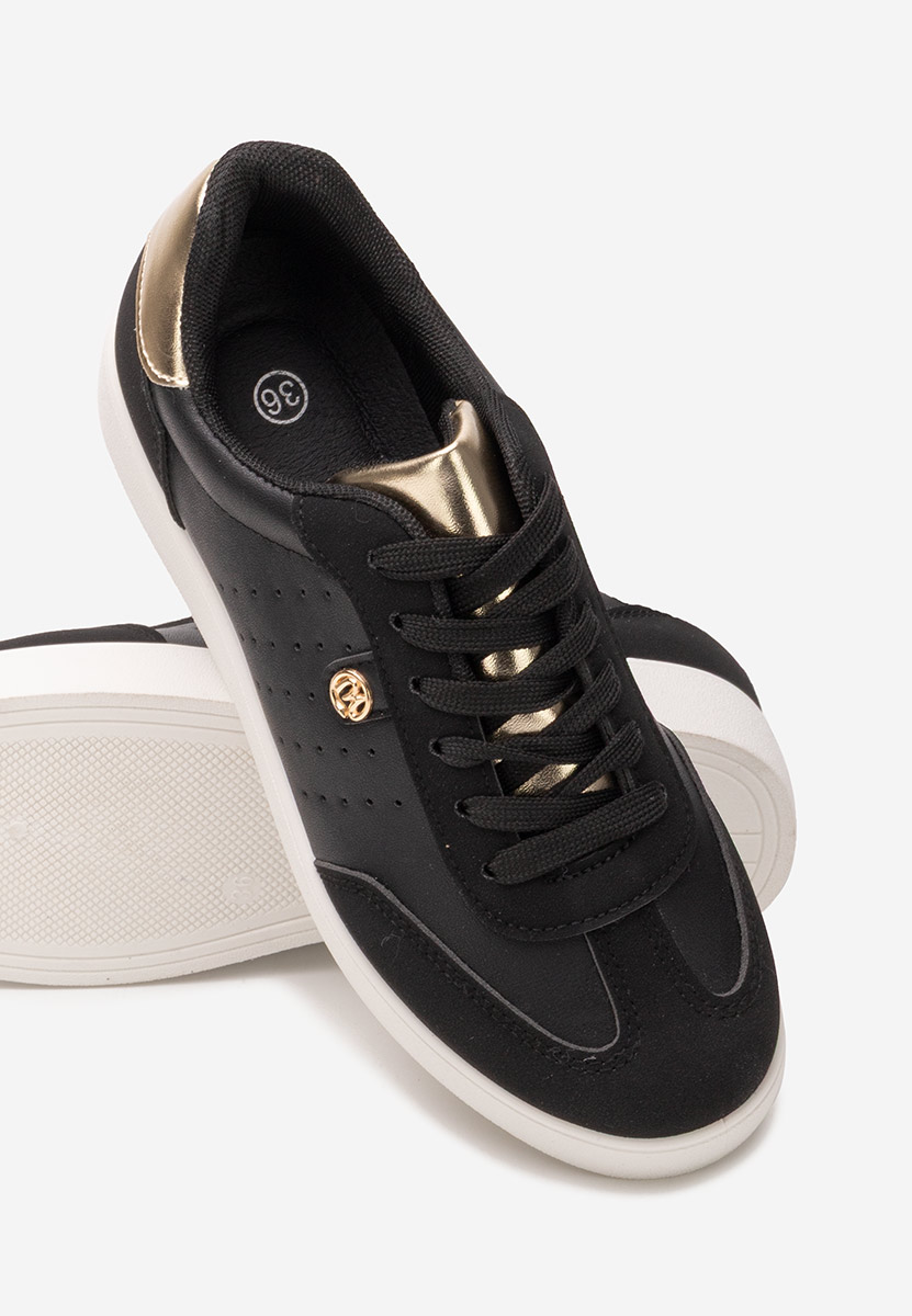 Czarne sneakersy damskie Zova