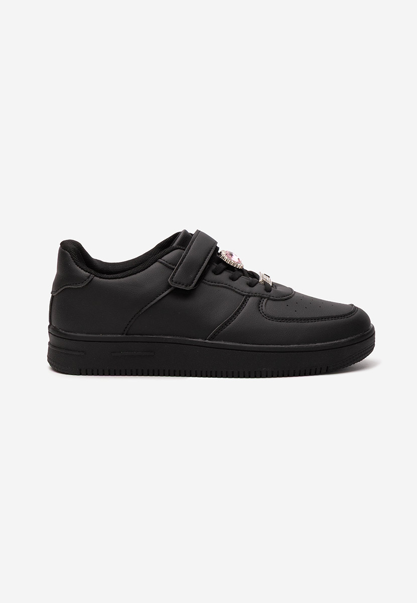 Czarne adidasy dla dziewczęce Snazia