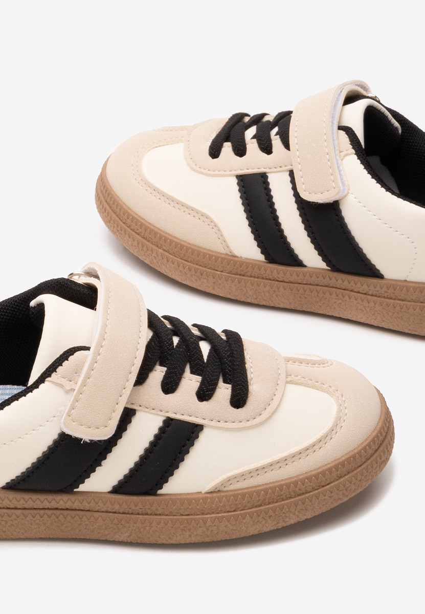 Beżowe sneakersy chłopięce Gabin