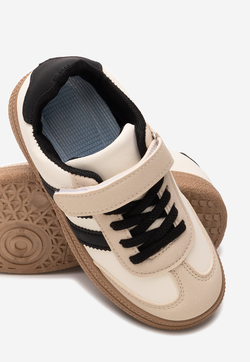 Beżowe sneakersy chłopięce Gabin