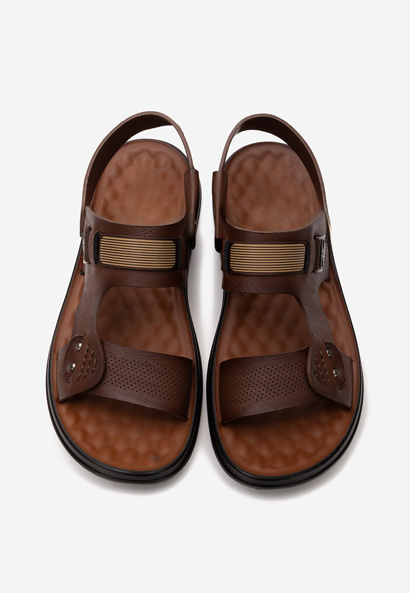 Brązowe klapki męskie Dorgan