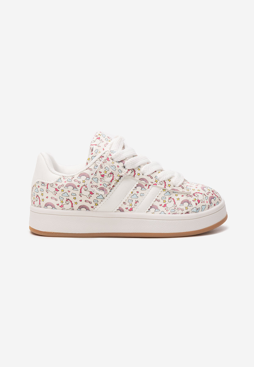 Białe sneakersy dziewczęce Blush