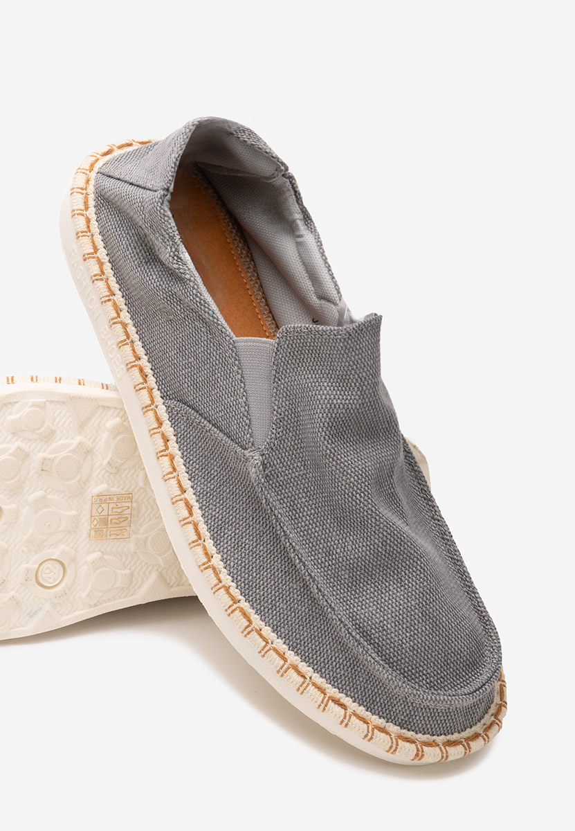 Szare czółenka Casual Santana